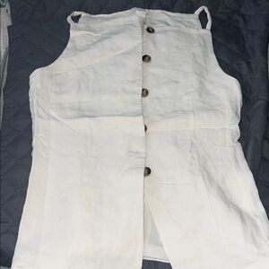 H&M White Button Down Shirt